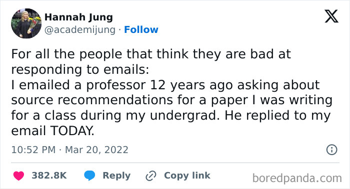 For All The People That Think They Are Bad At Responding To Emails