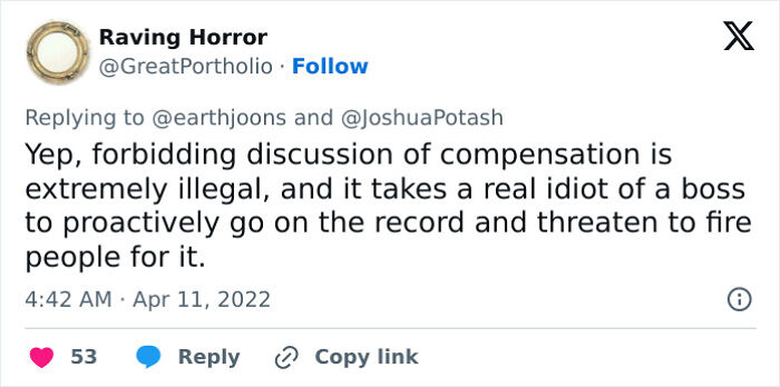 Employees Post Their Salaries On A Notice Board After Delusional Message From Management