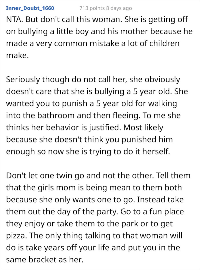 Mom Contemplates Confronting Woman Who Invited Only One Of Her Twins To Her Daughter&rsquo;s Birthday