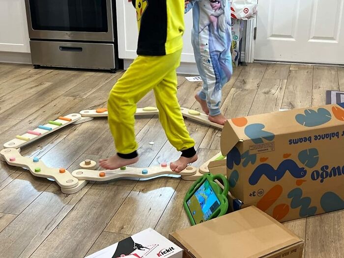 Balance Like A Pro: Unlocking Montessori Fun With The 2-In-1 Balance Beams Set - Perfect For Little Acrobats!