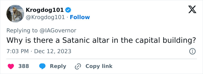 &ldquo;Sick And Disgusting&rdquo;: People React To Satanic Altar Put Up At Iowa State Capitol