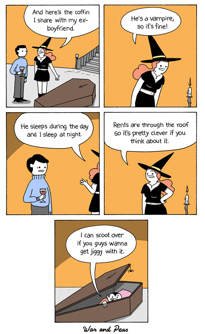 New Humorous Comics With Unexpected Plot Twists By War And Peas