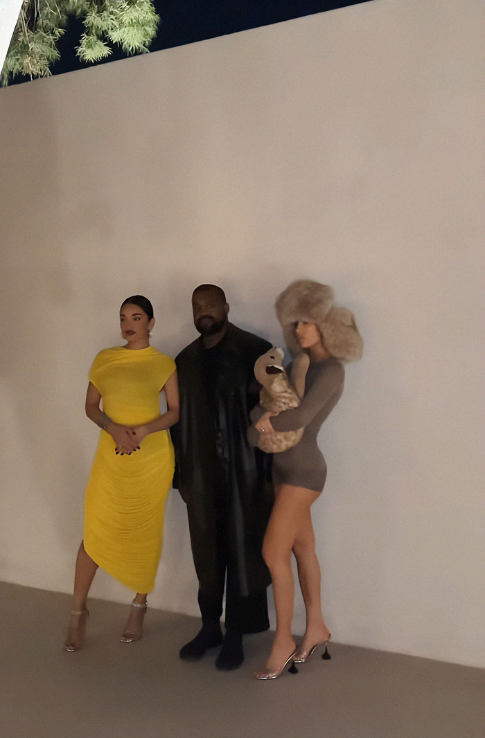 Kanye West Attends Event In Dubai With Wife Bianca Censori Who Wears &ldquo;Deer-Shaped Pillow&rdquo;