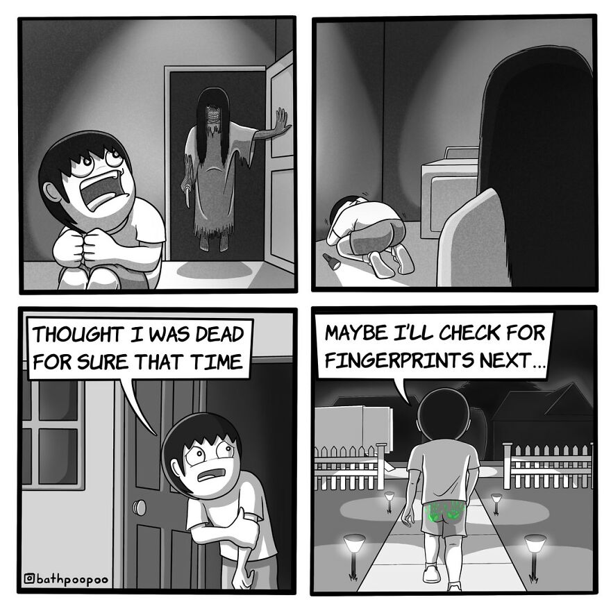 Twisted Endings: 30 New Dark Humor Comics By This Artist