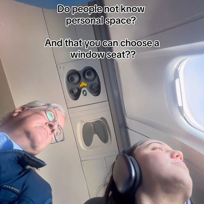 Woman Exposing Man Invading Her Space On Plane Sparks Debate On &ldquo;Flying Etiquette&rdquo;
