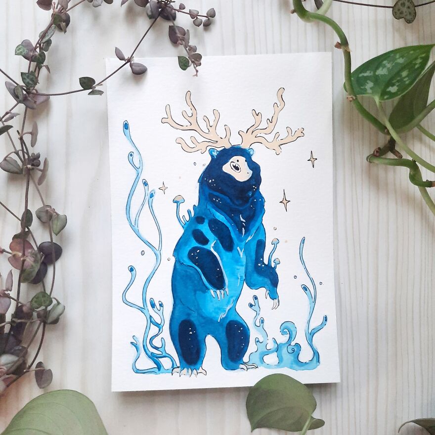 I Painted One Whimsical Illustration A Day For A Month (31 Pics)