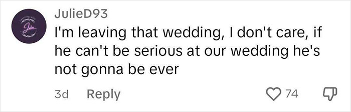 Groom Thinks His &lsquo;Gross&rsquo; Vows Are Funny, Sees No Reason To Save His Situation When Given A Chance