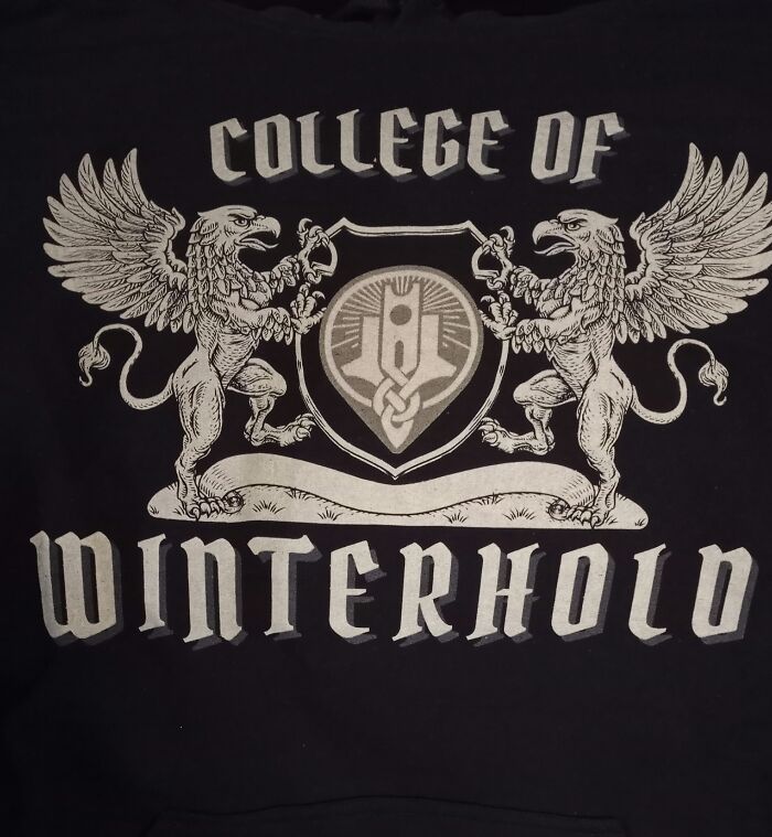 I've Been Really Into Skyrim Lately. My Husband Got Me This Hoodie As My Character Is A Mage