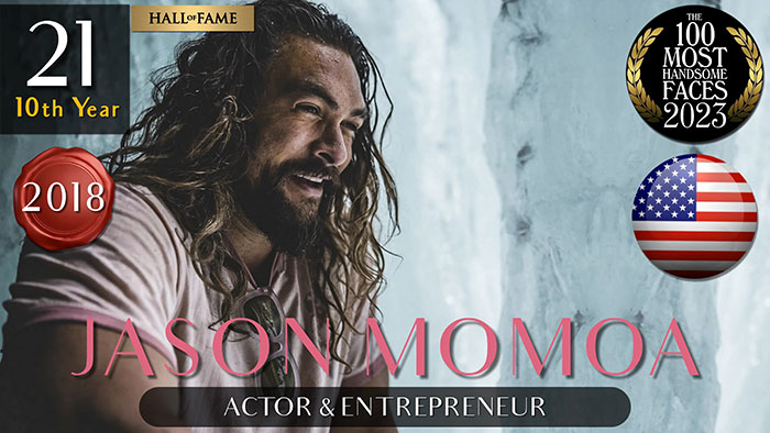 "Actor and entrepreneur smiling, featured among the most handsome men of 2023, ranked by critics.