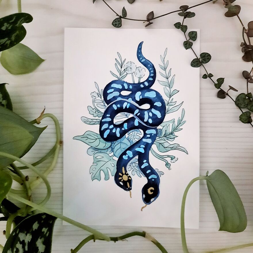 I Painted One Whimsical Illustration A Day For A Month (31 Pics)