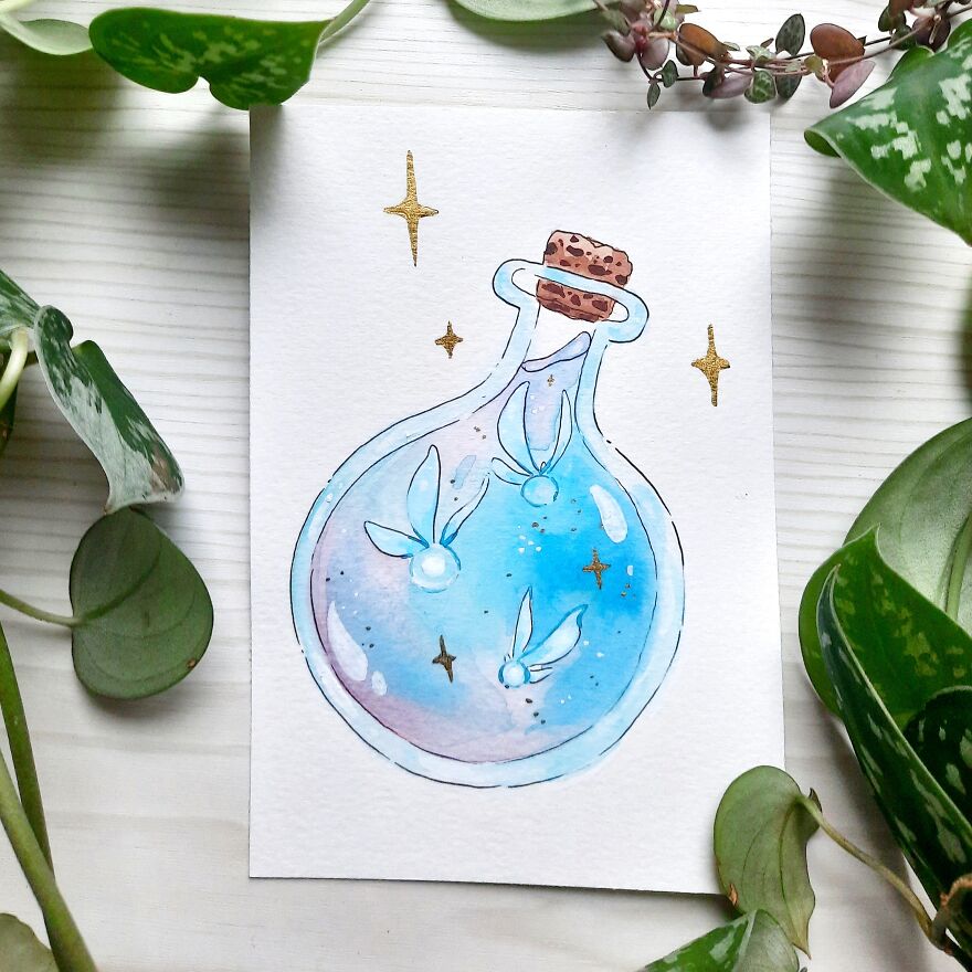 I Painted One Whimsical Illustration A Day For A Month (31 Pics)