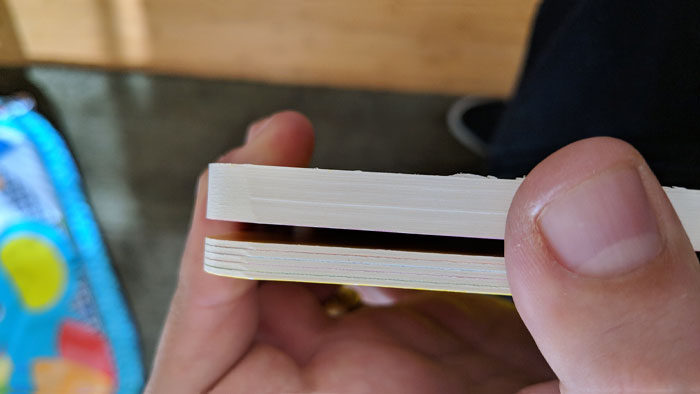 Children's Book Has Half The Book Glued Together To Double Its Size