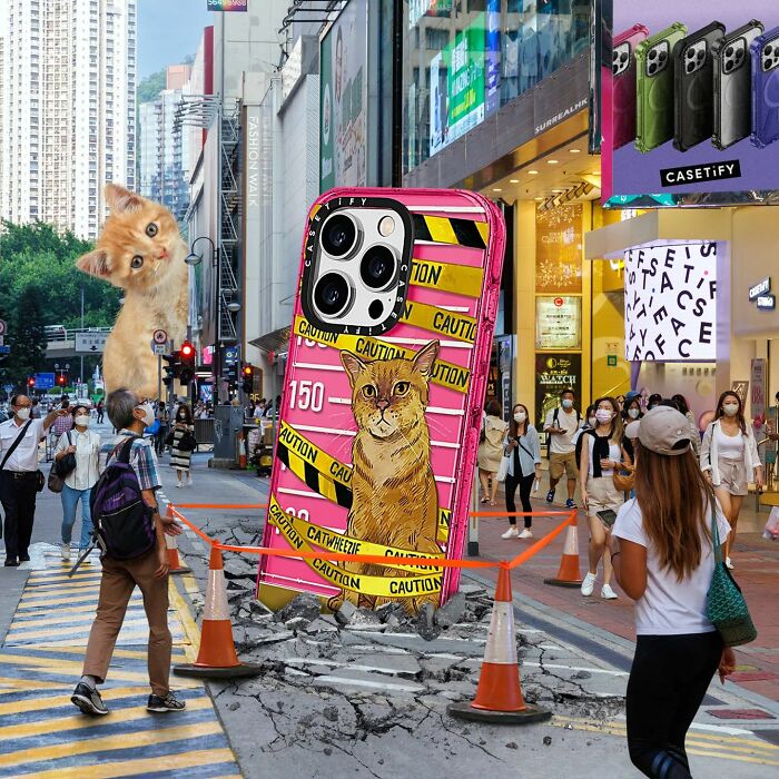 Digital Artist Shows What Hong Kong Would Be Like If Giant Animals Invaded It (34 Pics)