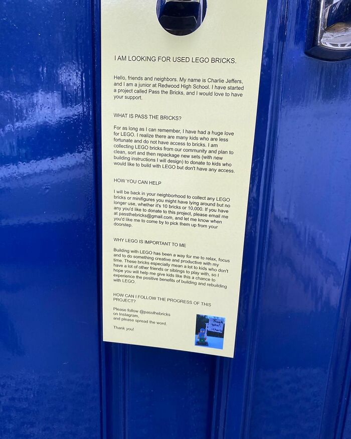 Sustainable Smiles: Teen Uses Old LEGO To Create Unique Sets For Struggling Kids