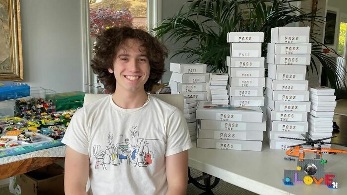 Sustainable Smiles: Teen Uses Old LEGO To Create Unique Sets For Struggling Kids