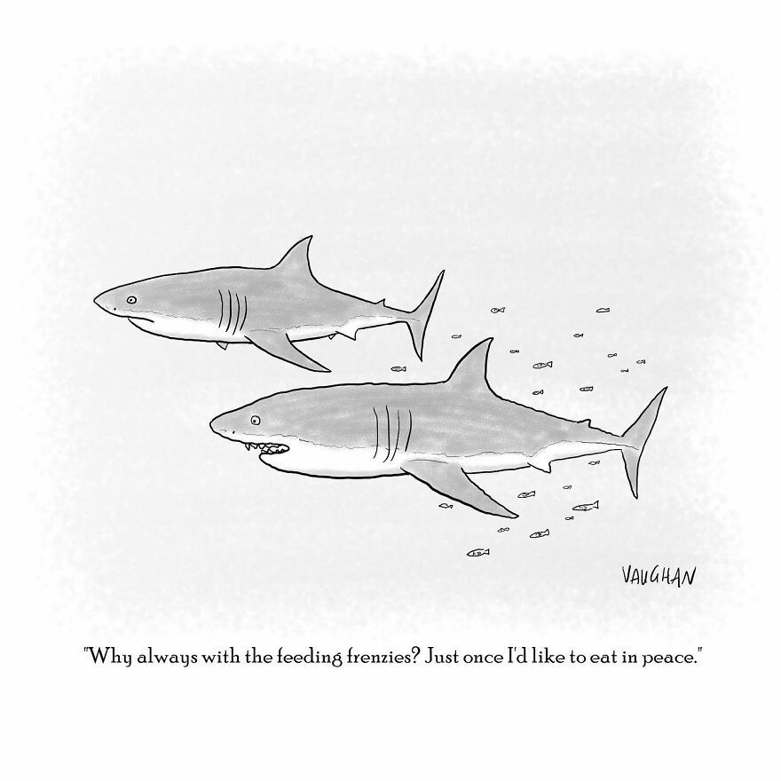 Here Are 43 New Hilarious Single-Panel Comics By Cartoonist Vaughan Tomlinson