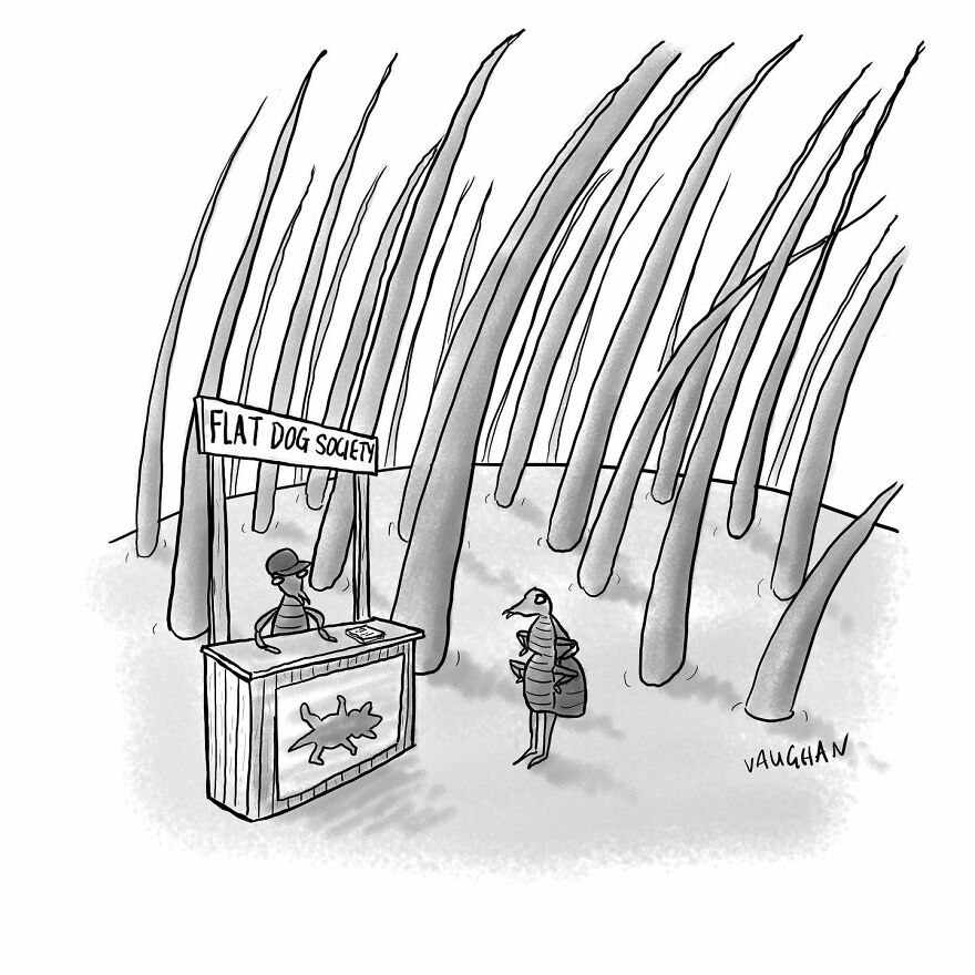 Here Are 43 New Hilarious Single-Panel Comics By Cartoonist Vaughan Tomlinson