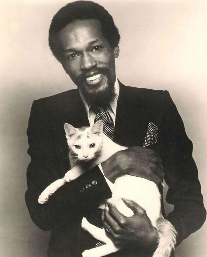56 Vintage Photos Of Cats Posing With Famous People And Interesting Personalities (New Pics)