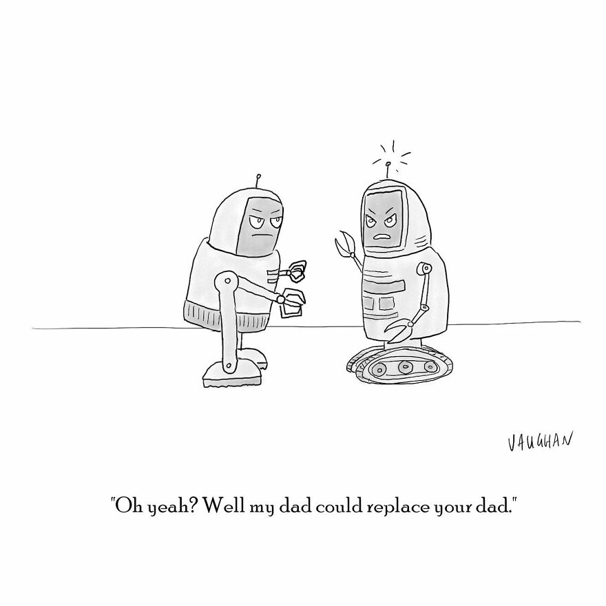 Here Are 43 New Hilarious Single-Panel Comics By Cartoonist Vaughan Tomlinson