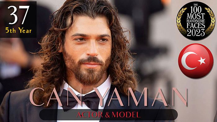 Actor with long hair in a tuxedo, ranked among the most handsome men of 2023 by &lsquo;The Independent Critics&rsquo;.