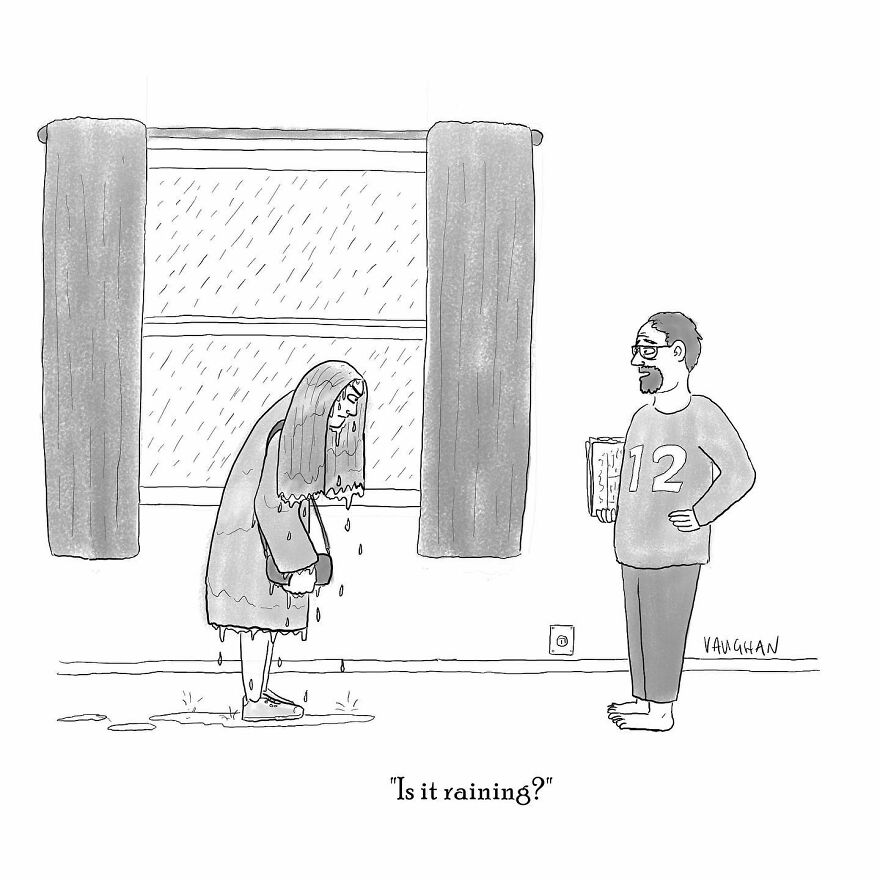 Here Are 43 New Hilarious Single-Panel Comics By Cartoonist Vaughan Tomlinson