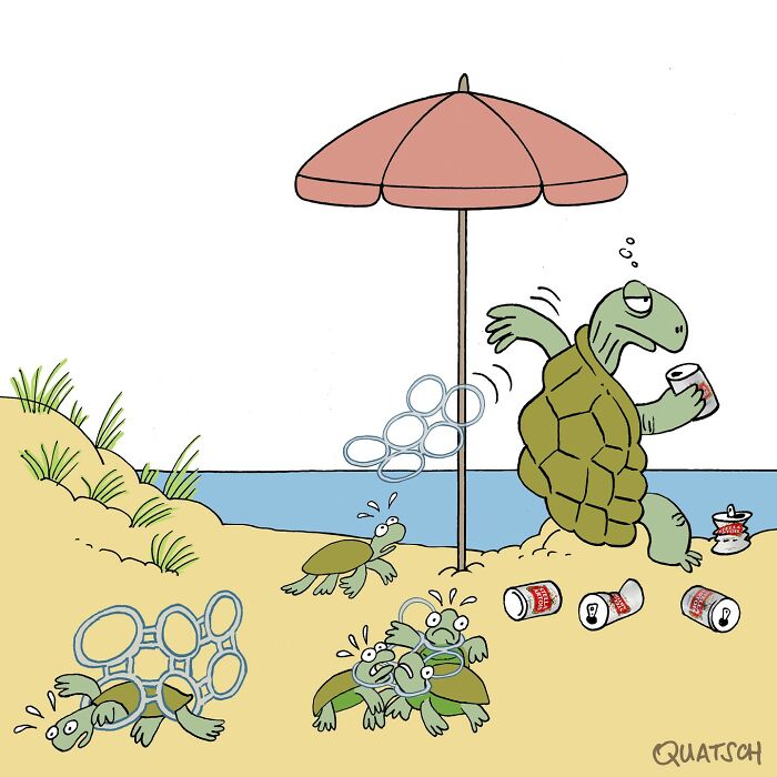 This Comics Artist Illustrates Absurd And Fun Situations In The Human And Animal Worlds (23 New Pics)