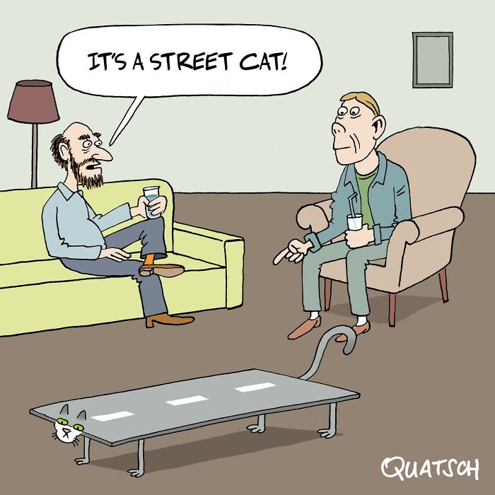 This Comics Artist Illustrates Absurd And Fun Situations In The Human And Animal Worlds (23 New Pics)