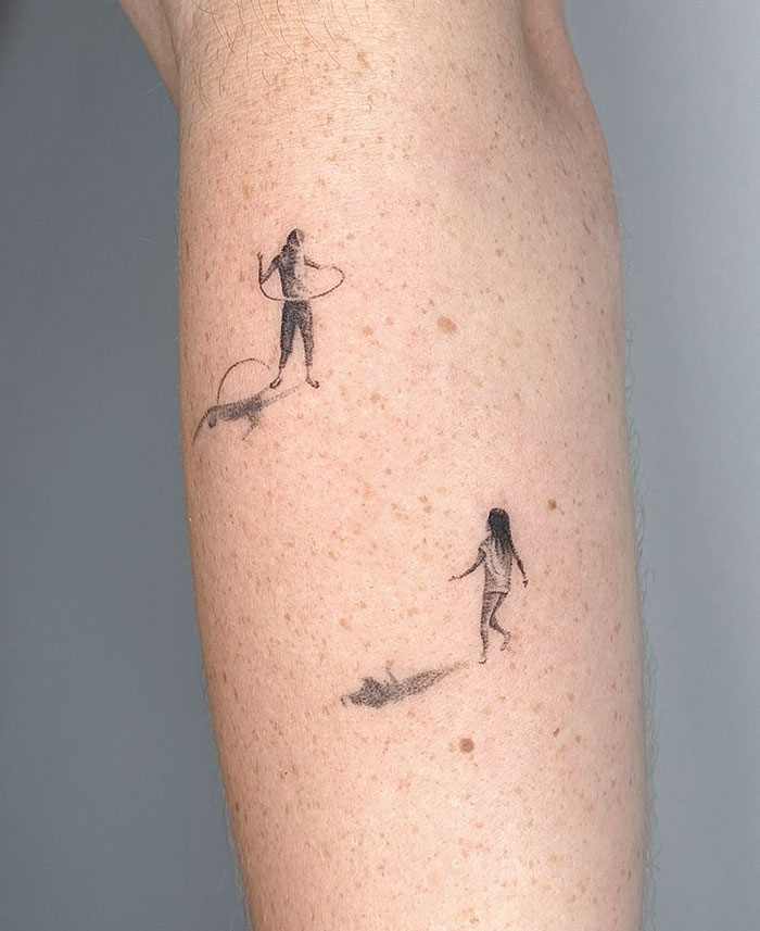 Playing Children Tattoo