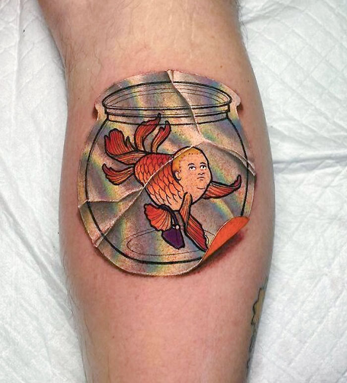 Bobby Hill Sticker Tattoo