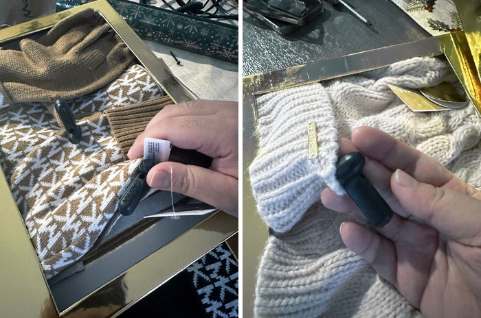 Went To An Outlet Mall Over An Hour Away To Buy Christmas Gifts. Got Back Home And Realized The Cashier Forgot To Remove The Security Tags