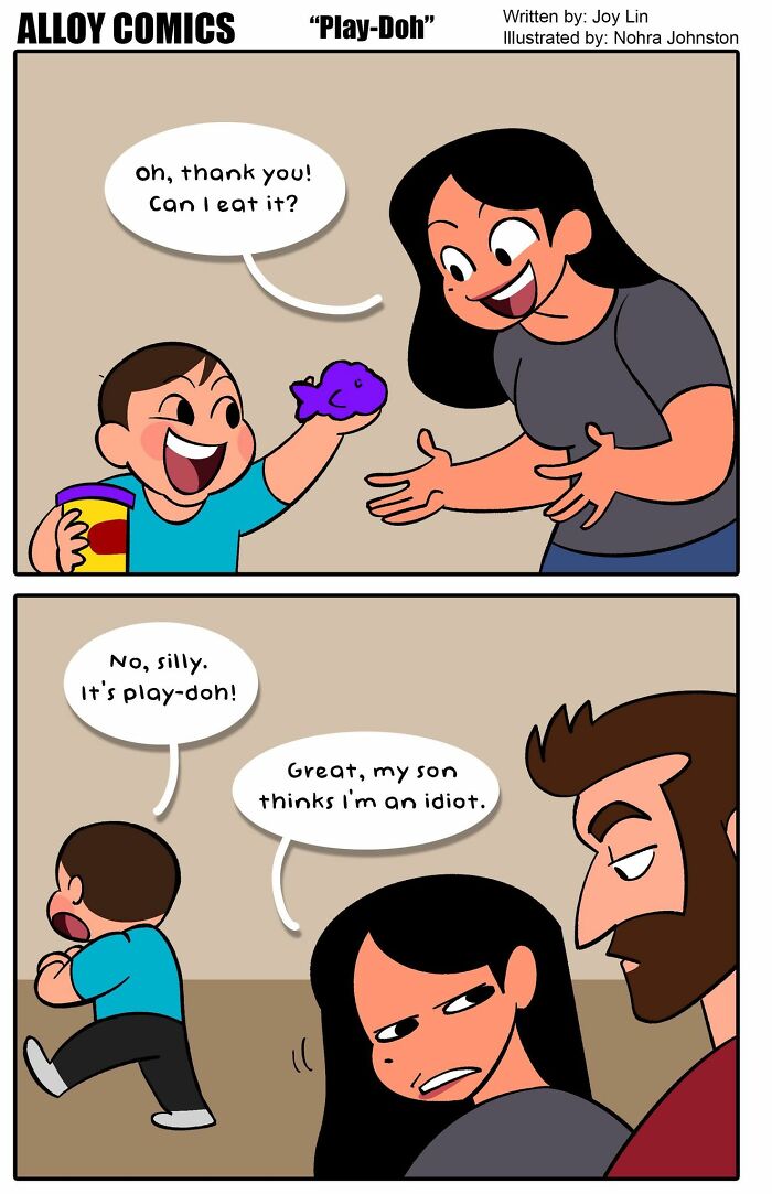 Here Are 40 Honest Comics About Marriage And Parenting A Toddler (New Pics)