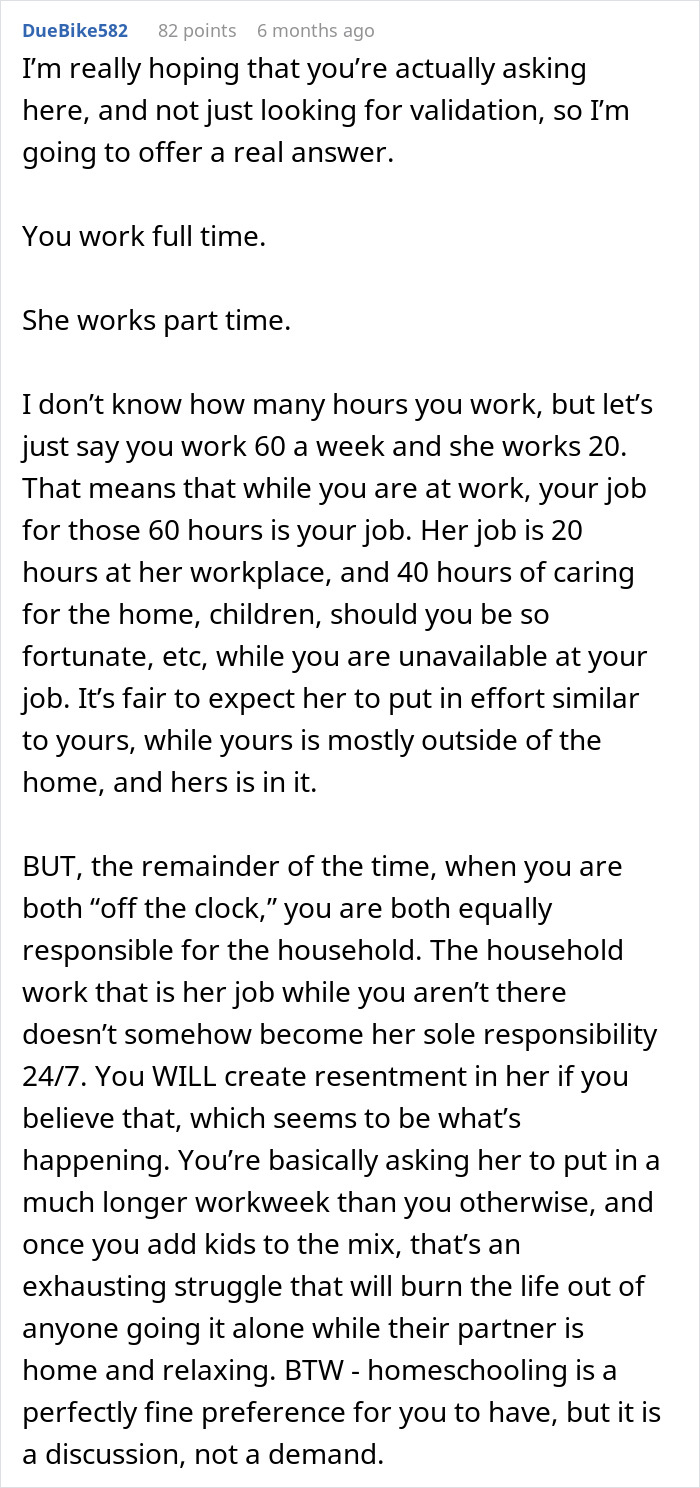Man Balancing Long Hours and Bills Faces GF's "Equal" Chores Request, Turns To Internet For Advice Man Balancing Long Hours and Bills Faces GF's "Equal" Chores Request, Turns To Internet For Advice