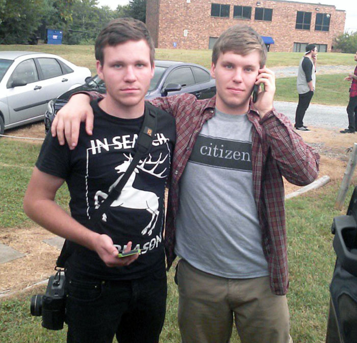 Met These Two Guys At A Show And Asked Them If They Were Brothers. They Both Said They Had Never Met One Another Before. I Asked Them To Pretend To Be Twins For A Picture