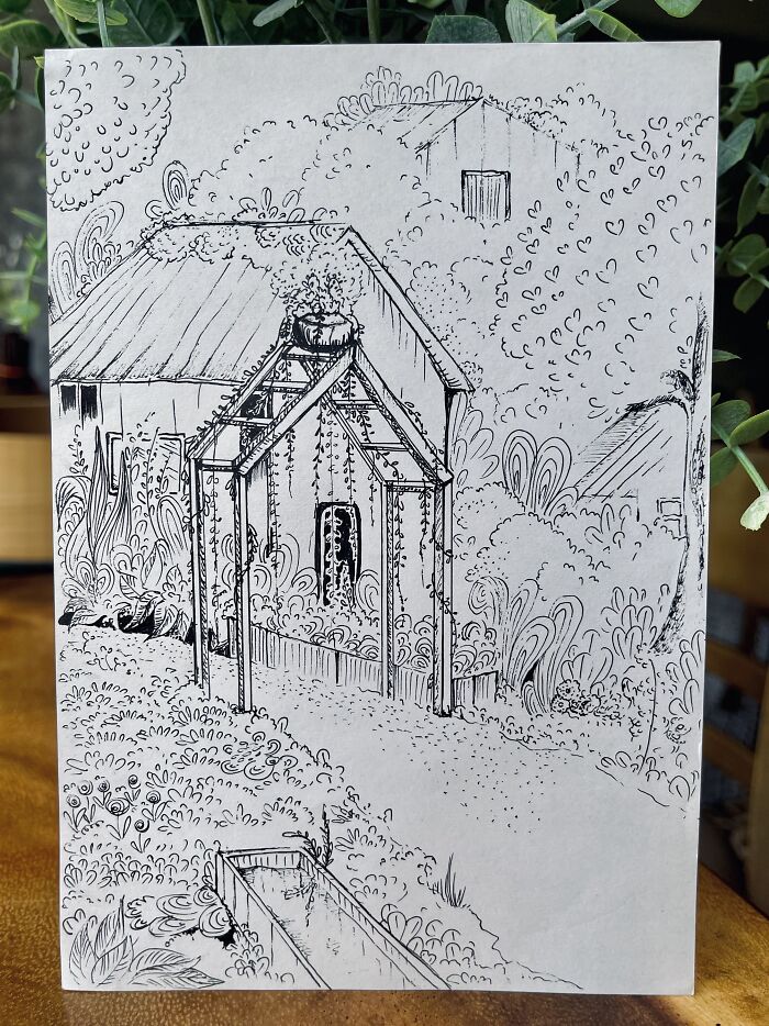 The Back Gate Of His House