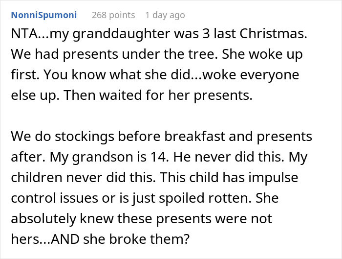 &ldquo;AITA For Suggesting We Lock Up The Christmas Presents After What My Niece Did Last Year?&rdquo;