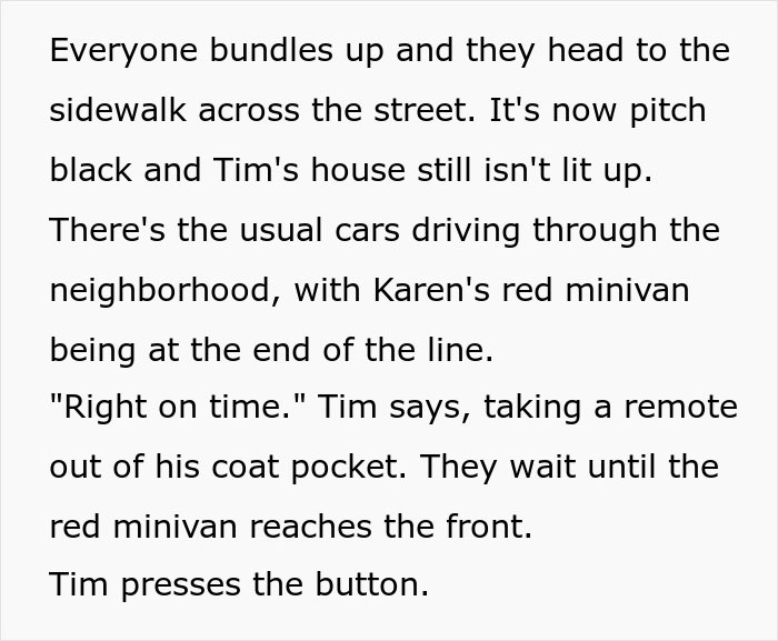 Karen Demands Grieving Neighbor Put Up Christmas Decor For Her Kids, He Maliciously Complies Karen Demands Grieving Neighbor Put Up Christmas Decor For Her Kids, He Maliciously Complies