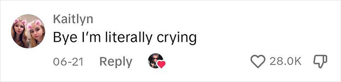 Comment expressing emotional response to meaningful handwritten notes.