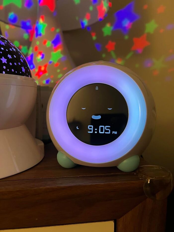 Littlehippo Mella: Ready To Rise Children's Sleep Trainer, Night Light, Sound Machine