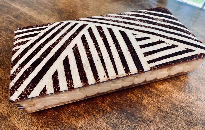 The Way My Sister Decorated This Tiramisu