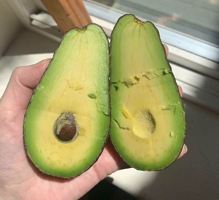 This Perfectly Ripe, Tiny Seed Avocado