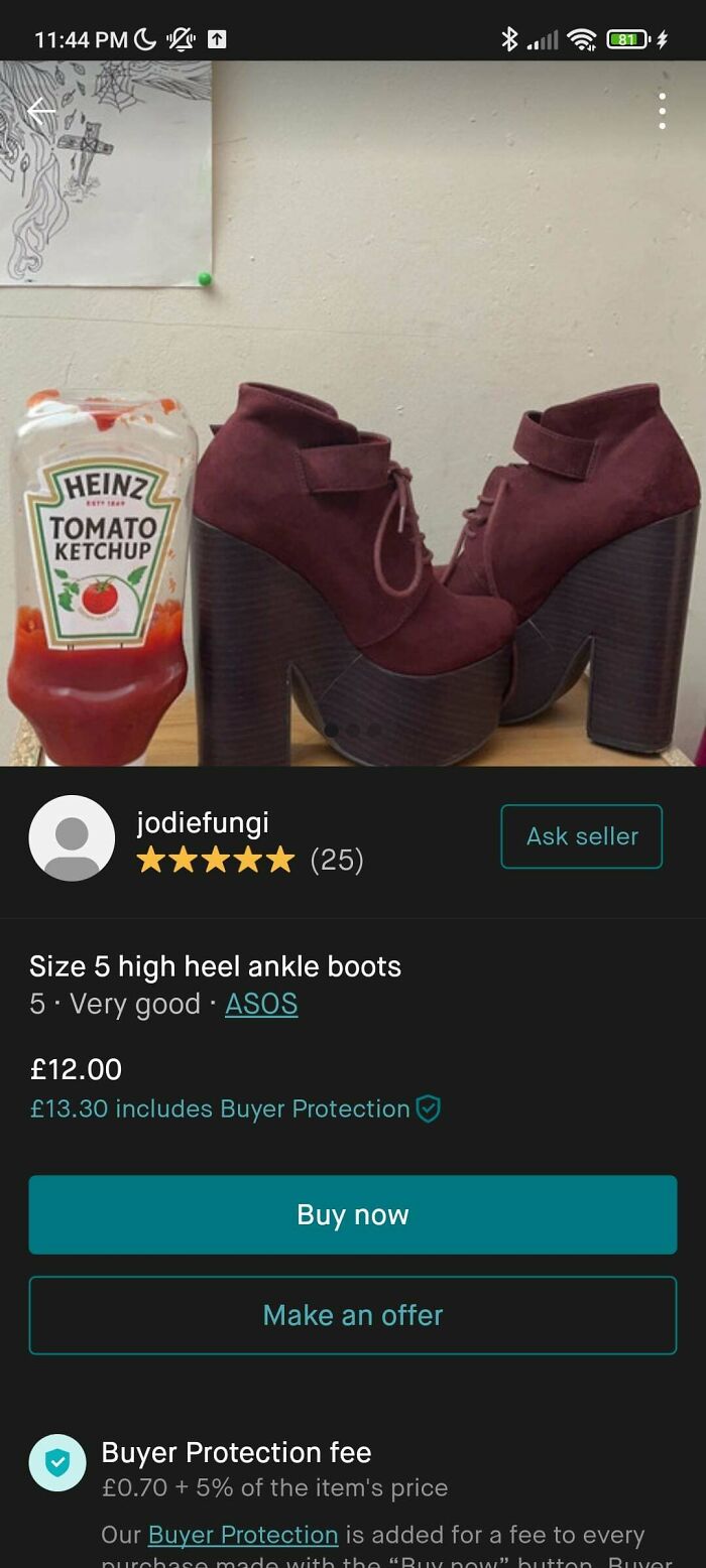 Heinz Ketchup Bottle For Reference 