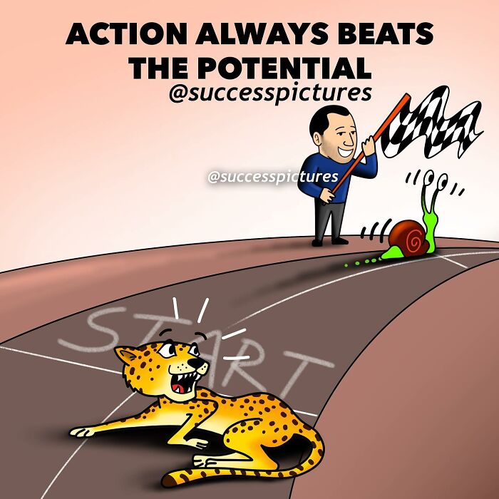 New Illustrations By “Success Pictures” That Might Motivate You