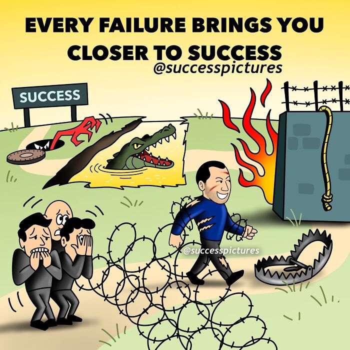 New Illustrations By “Success Pictures” That Might Motivate You