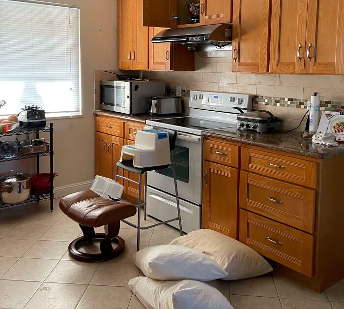 The Ladder My 4-Year-Old Son Built To Steal The Leftover Halloween Candy