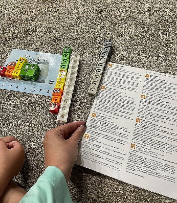 Building Math Skills With Numberblocks: Dive Into Counting Fun With The Mathlink Cubes Numberblocks 1-10 Activity Set - Perfect For Preschool Explorers!