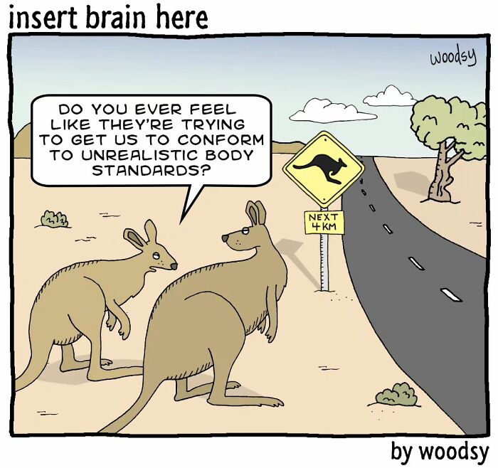 New Absurd Humor Single Panel Comics From The “Insert Brain Here” Strip By Paul Woods