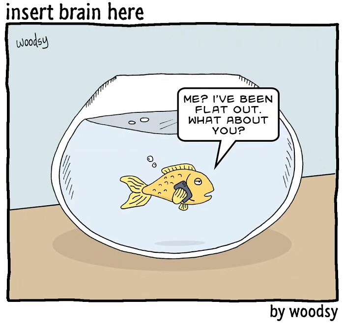 New Absurd Humor Single Panel Comics From The “Insert Brain Here” Strip By Paul Woods