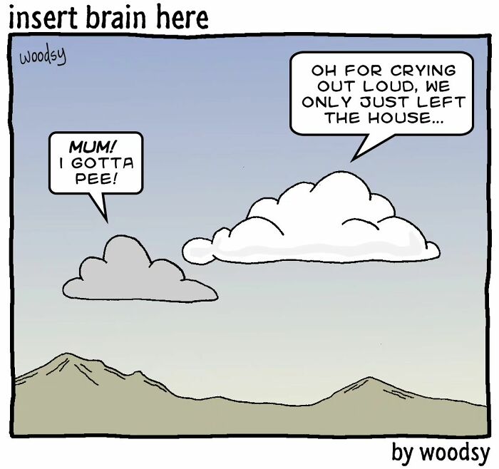 New Absurd Humor Single Panel Comics From The “Insert Brain Here” Strip By Paul Woods