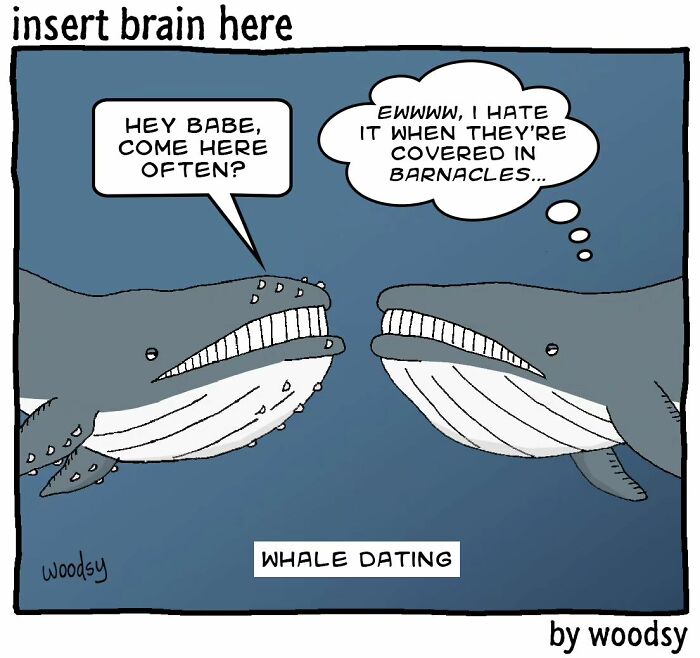 New Absurd Humor Single Panel Comics From The “Insert Brain Here” Strip By Paul Woods