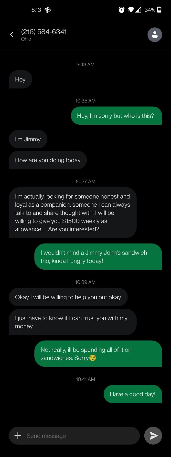 Scamming The Scammer